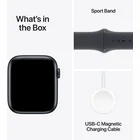 Viedpulkstenis Apple Watch SE 2024 GPS 40mm Midnight Aluminium Case with Midnight Sport Band - S/M [Mazlietots]